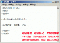 HTML 編輯器-1.3HTML 基礎(chǔ)教程